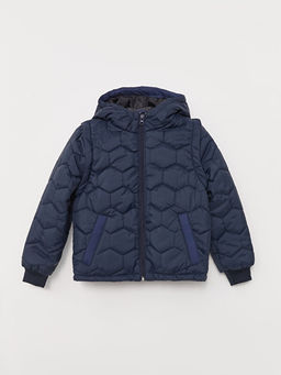 Kap??onlu Erkek ?ocuk ?i?me Mont - Waikiki фото 2