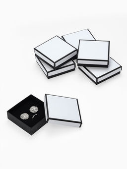 Набор коробочек подарочных 6 шт. под набор «Стиль», 9×9 см, чёрно-белый