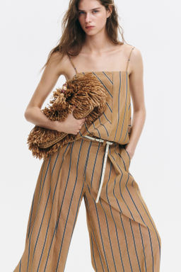 Pantal?n amplio con detalle cruzado - H&m фото 3