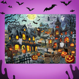 Пазл светящийся в темноте «Ночь ужасов», 260 деталей