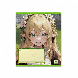 Цена за 10 шт. Тетрадь школьная ученическая ErichKrause Эльфы Аниме, 24 листа, линейка (в плёнке по 10 шт.)_MIX-PACK  фото 5