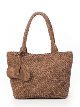 LACCOMA сумка СУ1033-винтаж коричневый эко кожа хлопок