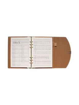 Органайзер на кольцах, A5, с клапаном, 80 листов, в линейку, искусственная кожа, бирюзовый - Simaland фото 8