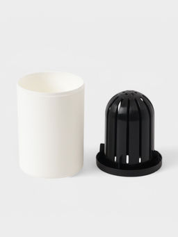 Ёршик для туалета с подставкой, гибкий, белый