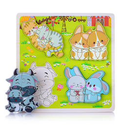 Пазл-вкладыш Игривые зверята - Щепочка фото 5