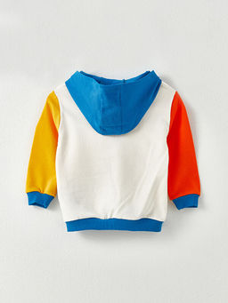 Uzun Kollu Bask?l? Erkek Bebek Hoodie - Waikiki фото 2