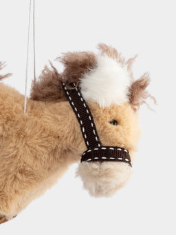 Игрушка елочная, 18 см, полиэстер, коричневая, Пони, Horse - Anna lafarg фото 3