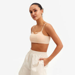 Топ женский, цвет бежевый, размер 42-44