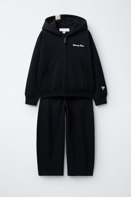 FLEECE SWEATSHIRT AND BALLOON TROUSERS SET - Zara фото 13