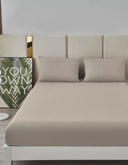 Простыня Страйп на резинке Мерцана MERCS008 (Дымчатый) 140x200