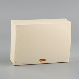 Коробка складная Бежевая, 16,5 х 12,5 х 5 см, БЕЗ ЛЕНТЫ