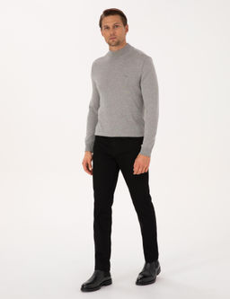 Siyah Slim Fit Jean Pantolon