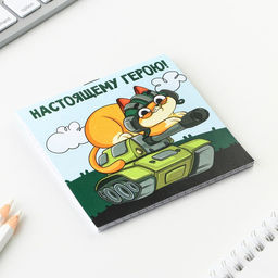 Цена за 20 шт. Блокнот 10×10 см, 16 листов «23 февраля. Детский» МИКС