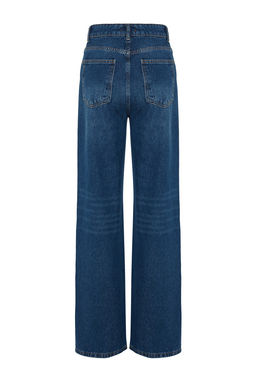 TRENDYOLMILLA Siyah Yuksek Bel Wide Leg Jeans TWOAW24JE00074  фото 28