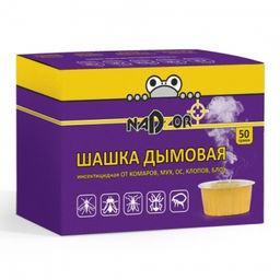 Голд Пак Nadzor Дымовая шашка от мух, ос, тараканов 50 гр DUM124