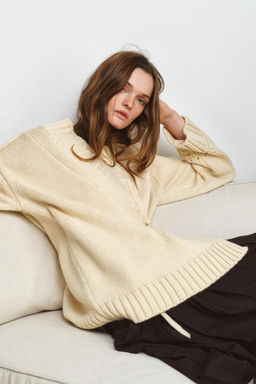 WRAP KNIT KIMONO CARDIGAN - Zara фото 15