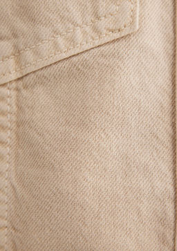 Tanya Gold Premium Tasl? Krem Jean Ceket - Mavi фото 7