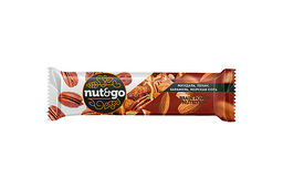 Nut&Go, батончик с миндалём, пеканом, карамелью, морской солью, 36 г (упаковка 18 шт.) - Nut story фото 2