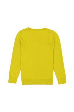 U. S. Polo Assn Базовый свитер с круглым вырезом фисташкового цвета для девочек - U.s. polo assn фото 8