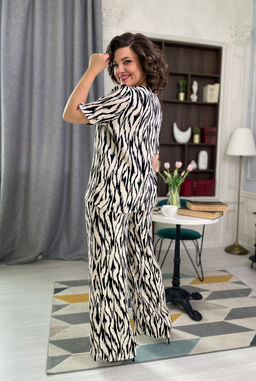 Костюм Rumoda 2127 белый+принт  фото 3