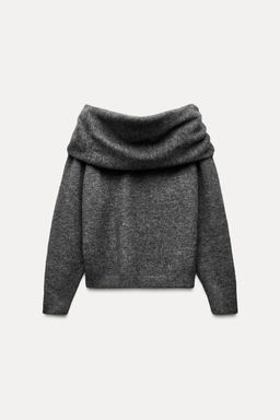 OFF-THE-SHOULDER KNIT SWEATER - Zara фото 6