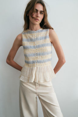 PATCHWORK PRINT PANEL DRESS - Zara фото 9