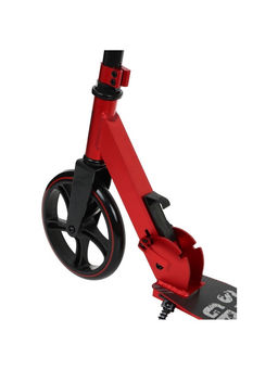 Самокат городской GRAFFITI, складной, колёса PU 200, 86A, ABEC 9, подножка, цвет красный