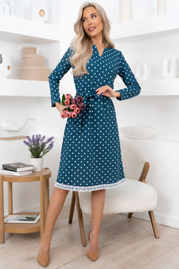 Платье Open Style 6737 зеленый