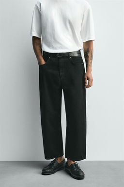 TAPERED WIDE-LEG JEANS - Zara фото 2