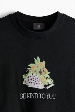 Camiseta estampada de estilo vintage Loose Fit - H&m фото 6