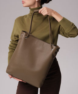 Кожаная сумка Ann DBR 31228 зеленый дуб