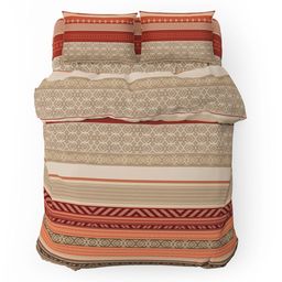 Пододеяльник на пуговицах Евро Макси Палермо 240х215см, бязь Комфорт 121г/м2, хлопок 100%, упаковка классическая ПВХ 28х41см, Домашняя мода (Россия)