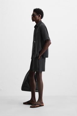 RELAXED FIT FLOWING SHIRT - Zara фото 13