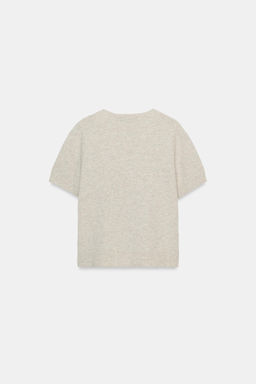 100% WOOL SHORT SLEEVE JUMPER - Zara фото 6