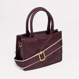 Сумка-тоут на молнии, цвет бордовый - Simaland фото 2