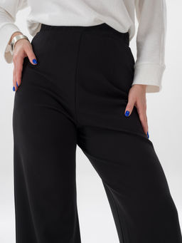 Брюки палаццо черные - Odis фото 18