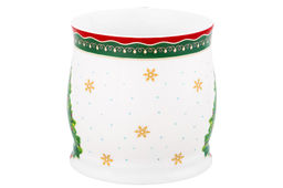 Кружка 350 мл 11,5*8,5*8,5 см Новогодняя елка зеленый узор NEW BONE CHINA - Elan gallery фото 5