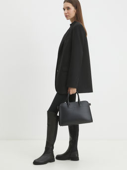 Женский тоут CALZETTI ASHLEY MEDIUM Артикул 4524868, черный фото 2