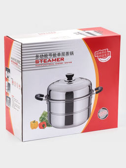 Пароварка «Дари», d=26 см, 2 уровня, нержавеющая сталь