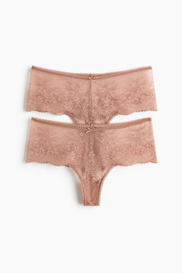 Pack de 2 bragas thong de encaje - H&m фото 6