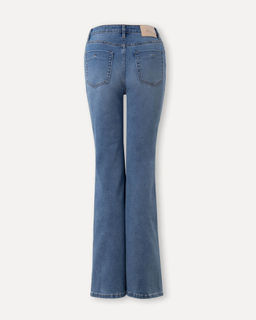 Светло-синие джинсы-клеш - Incity фото 6