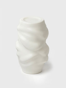 Ваза для цветов, пластик, 9×6×20 см, 1.7 л, белая