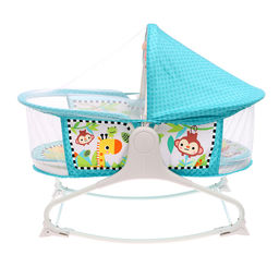 Музыкальная люлька для новорожденных, цвет голубой - Simaland фото 2