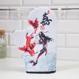 Варежка-прихватка Доляна Восток 24х32 см, 35% хл, 65% пэ, ватин 250 г/м2