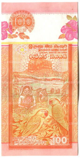 Банкнота 100 рупий 1995 года Шри-Ланка