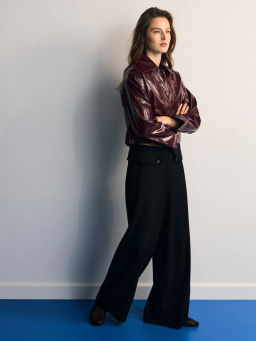 Прямые брюки с вискозой в составе / Zarina