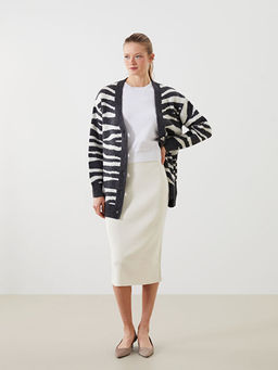 Beli Lastikli Kad?n Triko Etek