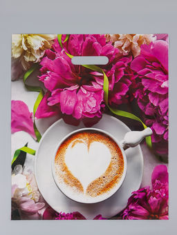 Цена за 25 шт. Пакет Паула, полиэтиленовый с вырубной ручкой, 38?45 + 3 см, 60 мкм