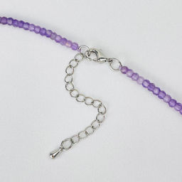Колье из Аметиста (градиент) 42 см +