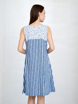 Сарафан хлопок 100%,сине-голубой - Binita фото 10